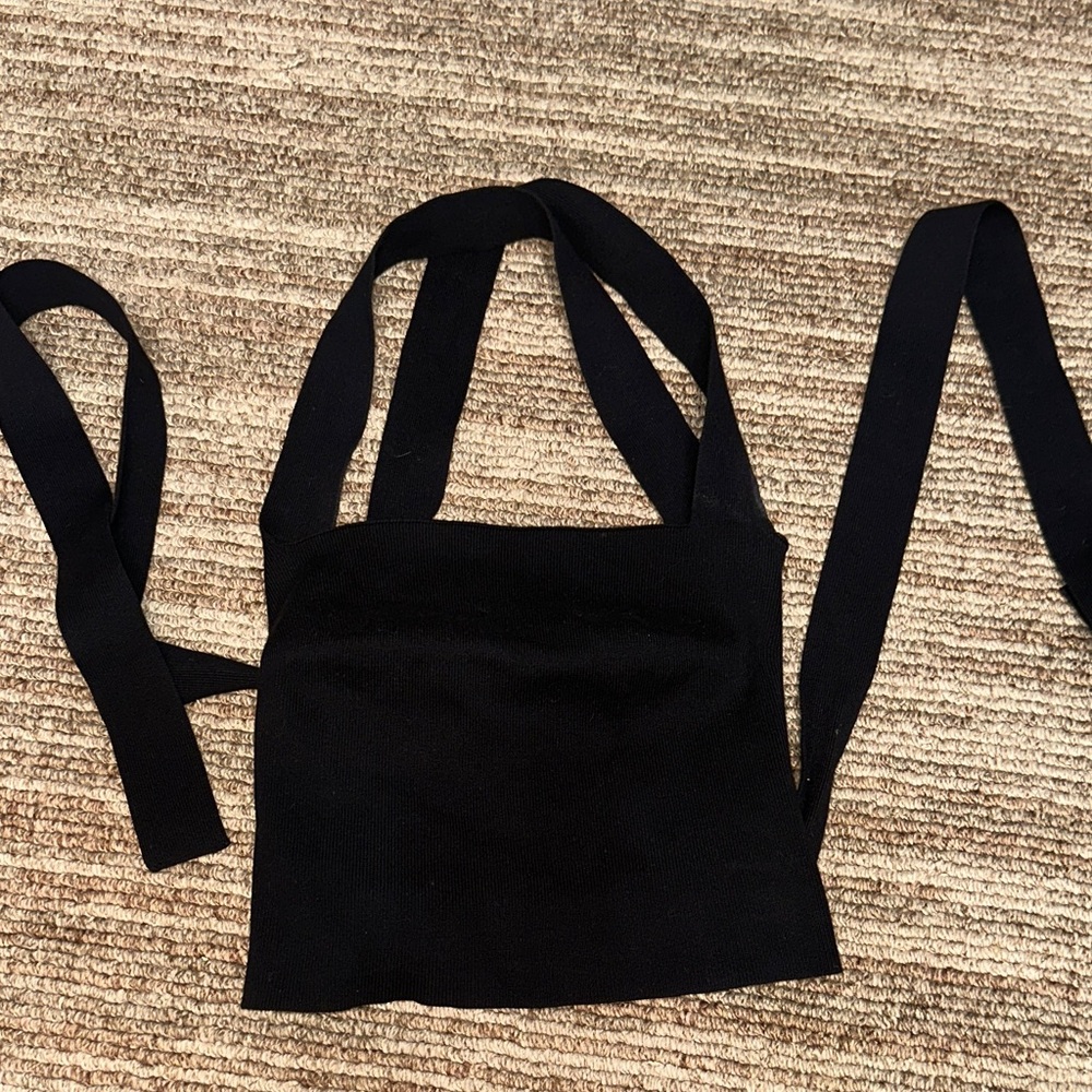 Intimately free people crisscross tie halter top